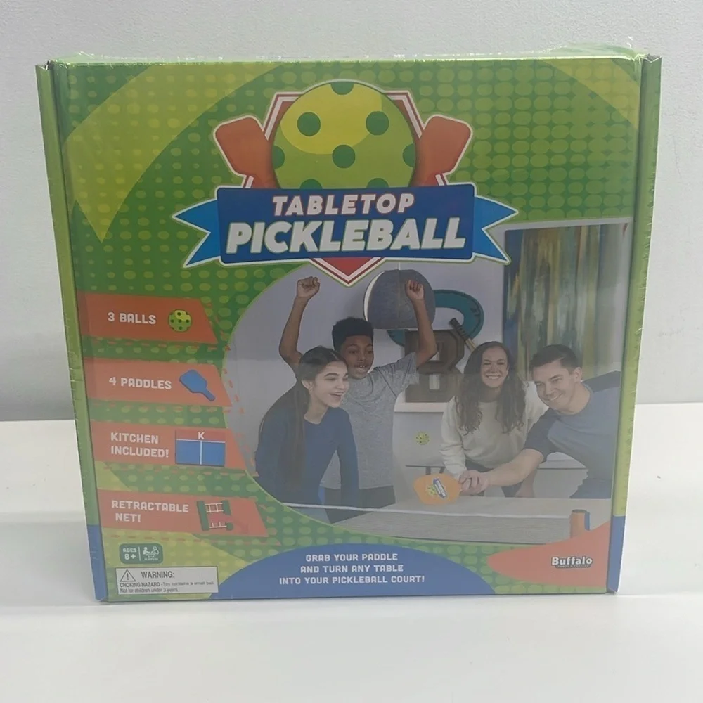 New Buffalo Games Tabletop Pickleball Paddleball Game